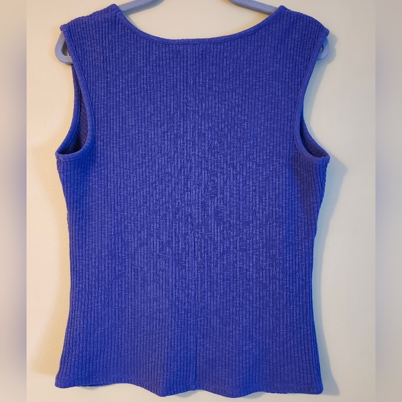 Maurices Royal Purple NWT Knit Corset Seamed Tank Top - Picture 6 of 8